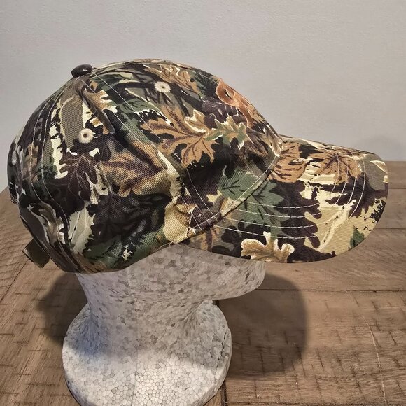 Camouflage Otto Collection Adjustable Baseball Cap With Embroidered "R" Logo - Picture 4 of 6